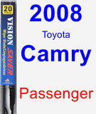 Passenger Wiper Blade for 2008 Toyota Camry - Vision Saver