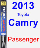 Passenger Wiper Blade for 2013 Toyota Camry - Vision Saver