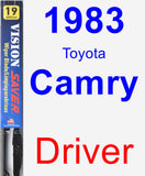 Driver Wiper Blade for 1983 Toyota Camry - Vision Saver