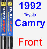 Front Wiper Blade Pack for 1992 Toyota Camry - Vision Saver