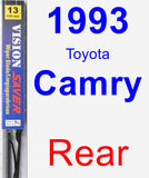 Rear Wiper Blade for 1993 Toyota Camry - Vision Saver