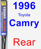 Rear Wiper Blade for 1996 Toyota Camry - Vision Saver