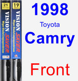 Front Wiper Blade Pack for 1998 Toyota Camry - Vision Saver