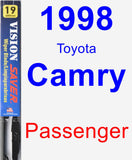 Passenger Wiper Blade for 1998 Toyota Camry - Vision Saver