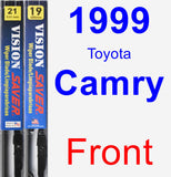 Front Wiper Blade Pack for 1999 Toyota Camry - Vision Saver