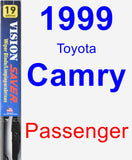 Passenger Wiper Blade for 1999 Toyota Camry - Vision Saver