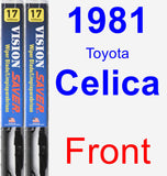 Front Wiper Blade Pack for 1981 Toyota Celica - Vision Saver