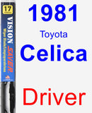 Driver Wiper Blade for 1981 Toyota Celica - Vision Saver