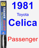 Passenger Wiper Blade for 1981 Toyota Celica - Vision Saver