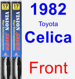 Front Wiper Blade Pack for 1982 Toyota Celica - Vision Saver