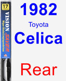 Rear Wiper Blade for 1982 Toyota Celica - Vision Saver