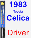 Driver Wiper Blade for 1983 Toyota Celica - Vision Saver