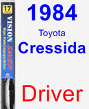 Driver Wiper Blade for 1984 Toyota Cressida - Vision Saver