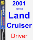 Driver Wiper Blade for 2001 Toyota Land Cruiser - Vision Saver