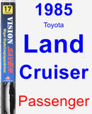 Passenger Wiper Blade for 1985 Toyota Land Cruiser - Vision Saver