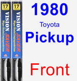 Front Wiper Blade Pack for 1980 Toyota Pickup - Vision Saver