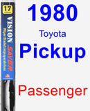 Passenger Wiper Blade for 1980 Toyota Pickup - Vision Saver