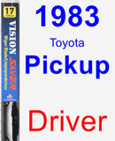 Driver Wiper Blade for 1983 Toyota Pickup - Vision Saver