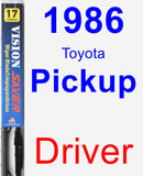 Driver Wiper Blade for 1986 Toyota Pickup - Vision Saver