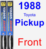 Front Wiper Blade Pack for 1988 Toyota Pickup - Vision Saver