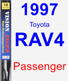 Passenger Wiper Blade for 1997 Toyota RAV4 - Vision Saver