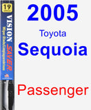 Passenger Wiper Blade for 2005 Toyota Sequoia - Vision Saver