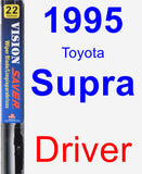 Driver Wiper Blade for 1995 Toyota Supra - Vision Saver