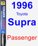 Passenger Wiper Blade for 1996 Toyota Supra - Vision Saver