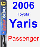 Passenger Wiper Blade for 2006 Toyota Yaris - Vision Saver