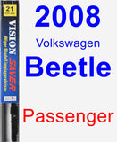 Passenger Wiper Blade for 2008 Volkswagen Beetle - Vision Saver