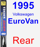 Rear Wiper Blade for 1995 Volkswagen EuroVan - Vision Saver