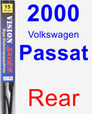 Rear Wiper Blade for 2000 Volkswagen Passat - Vision Saver