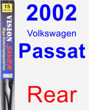 Rear Wiper Blade for 2002 Volkswagen Passat - Vision Saver