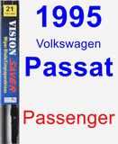 Passenger Wiper Blade for 1995 Volkswagen Passat - Vision Saver