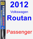 Passenger Wiper Blade for 2012 Volkswagen Routan - Vision Saver