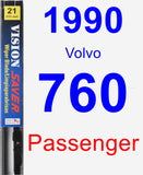 Passenger Wiper Blade for 1990 Volvo 760 - Vision Saver