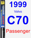 Passenger Wiper Blade for 1999 Volvo C70 - Vision Saver