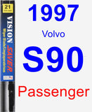 Passenger Wiper Blade for 1997 Volvo S90 - Vision Saver