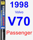 Passenger Wiper Blade for 1998 Volvo V70 - Vision Saver