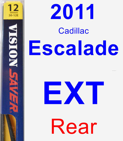 Rear Wiper Blade for 2011 Cadillac Escalade EXT - Rear