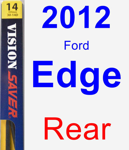 Rear Wiper Blade for 2012 Ford Edge - Rear