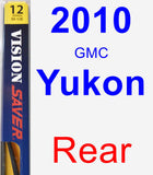 Rear Wiper Blade for 2010 GMC Yukon - Rear