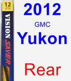 Rear Wiper Blade for 2012 GMC Yukon - Rear