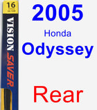Rear Wiper Blade for 2005 Honda Odyssey - Rear