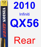 Rear Wiper Blade for 2010 Infiniti QX56 - Rear