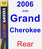 Rear Wiper Blade for 2006 Jeep Grand Cherokee - Rear