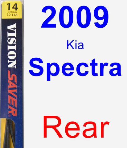 Rear Wiper Blade for 2009 Kia Spectra - Rear