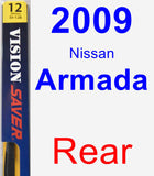 Rear Wiper Blade for 2009 Nissan Armada - Rear