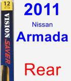 Rear Wiper Blade for 2011 Nissan Armada - Rear