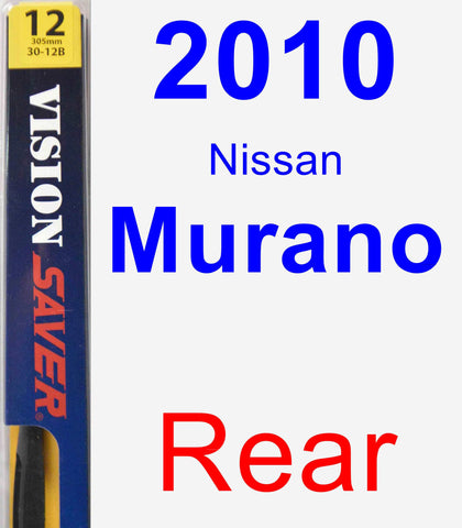 Rear Wiper Blade for 2010 Nissan Murano - Rear